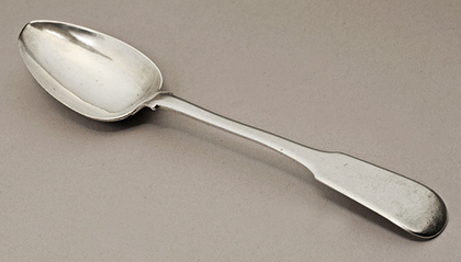 Chinese Export Silver Dessert Spoon - Linchong